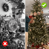 Adornos de Navidad con diamantes – Pack de 6