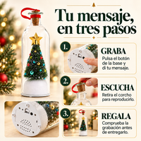 Adorno de Navidad con mensaje de voz