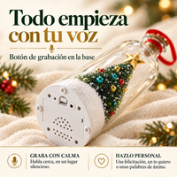 Adorno de Navidad con mensaje de voz